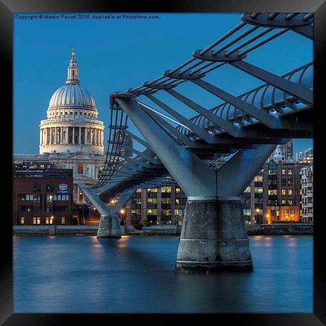  St Paul's Cathedral Framed Print by Martin Parratt