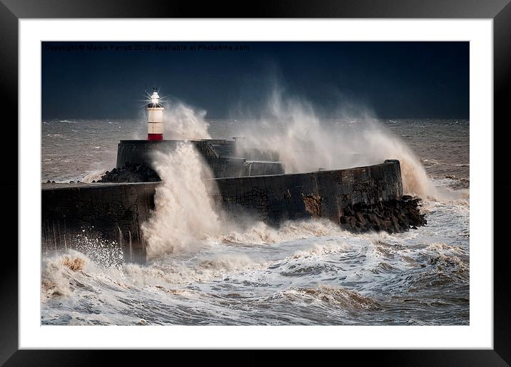 Newhaven Lighthouse Framed Mounted Print by Martin Parratt