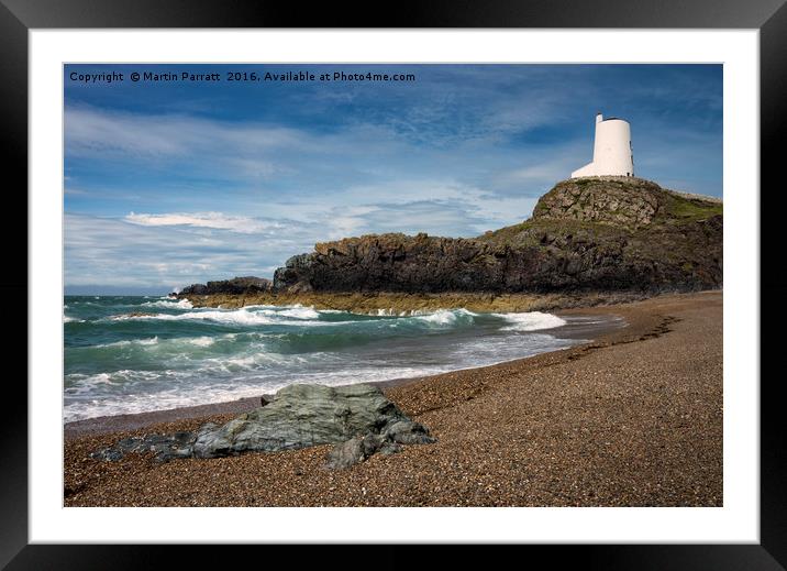 Llanddwyn Island Lighthouse Framed Mounted Print by Martin Parratt