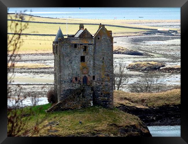 Castle Stalker , Appin Scotland Framed Print by Bill Lighterness