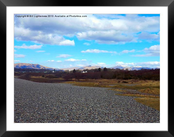 Tralee & beyond Framed Mounted Print by Bill Lighterness