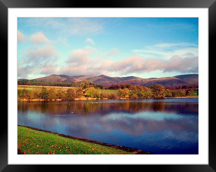 A Scottish View Framed Mounted Print by Bill Lighterness