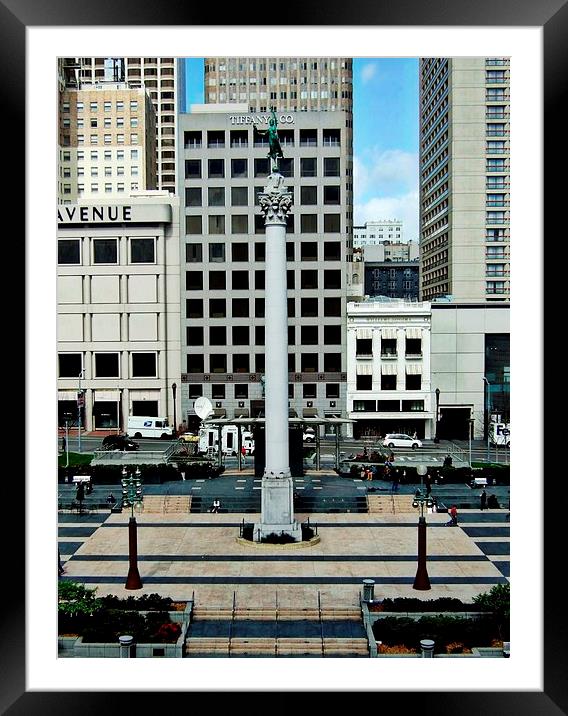 Square and Monument Framed Mounted Print by Bill Lighterness