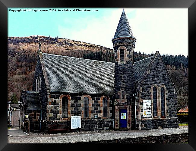St.Modans Kirk , Benderloch , Scotland Framed Print by Bill Lighterness