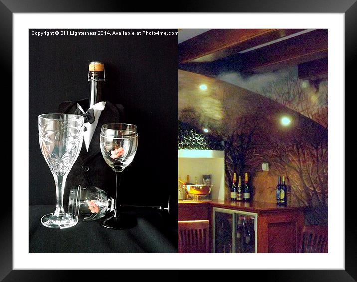 Wine anyone ? Framed Mounted Print by Bill Lighterness