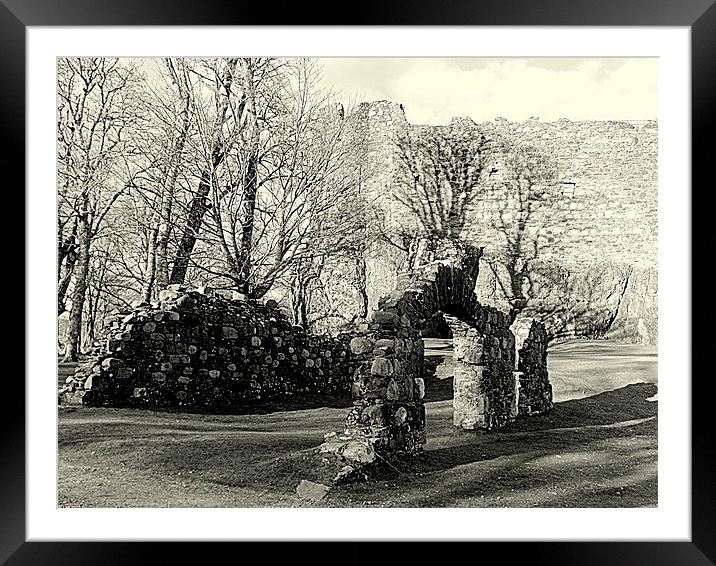 Dunstaffnage Castle and Ruins Framed Mounted Print by Bill Lighterness