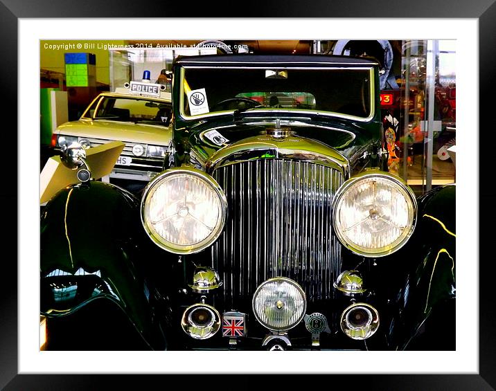 Police Stop Shiny Car ! Framed Mounted Print by Bill Lighterness