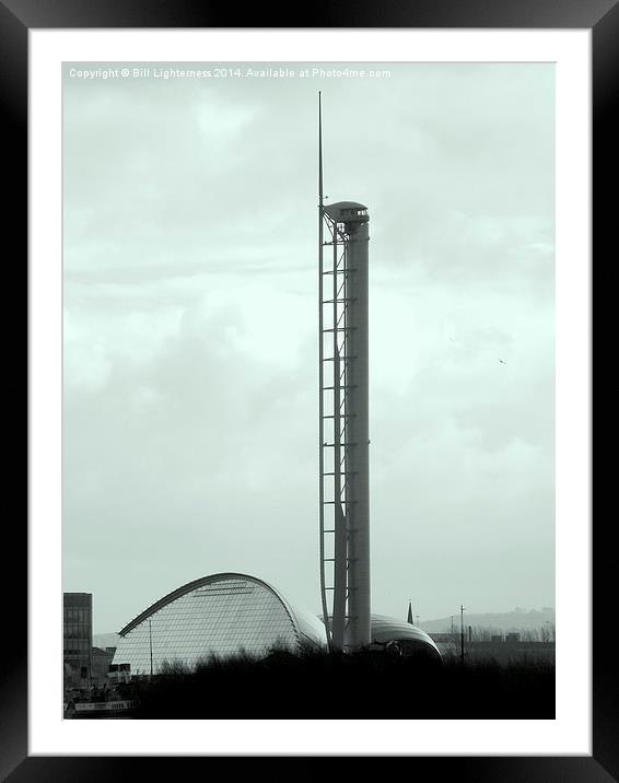 The Glasgow Tower Framed Mounted Print by Bill Lighterness
