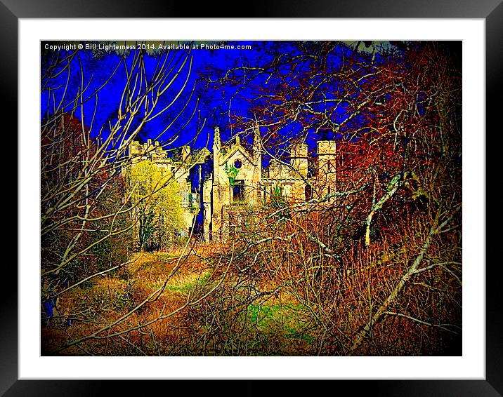 Cambusnethan Priory , a Haunted Look Framed Mounted Print by Bill Lighterness