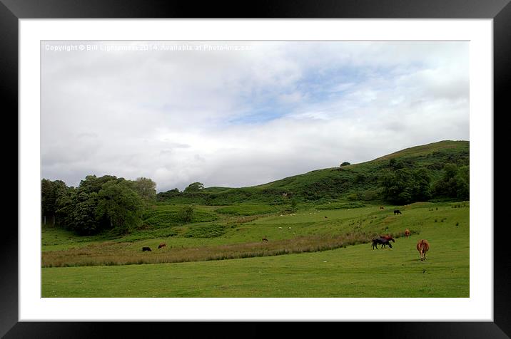  A Green and Pleasent Land Framed Mounted Print by Bill Lighterness