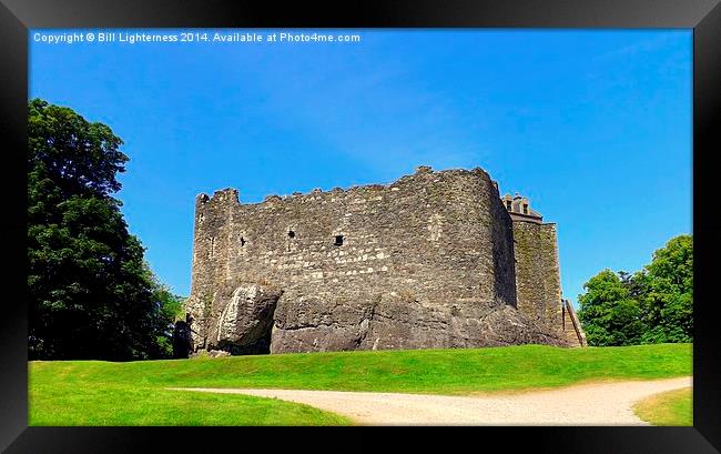  These Castle Walls Framed Print by Bill Lighterness