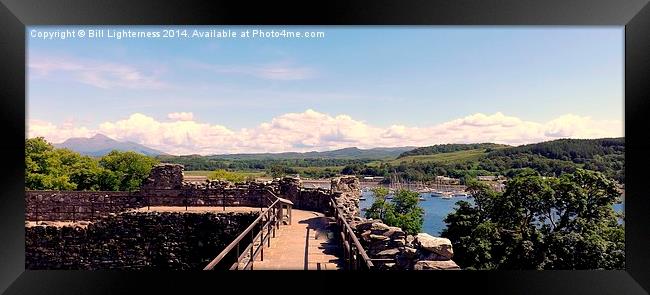  View from the Battlements Framed Print by Bill Lighterness
