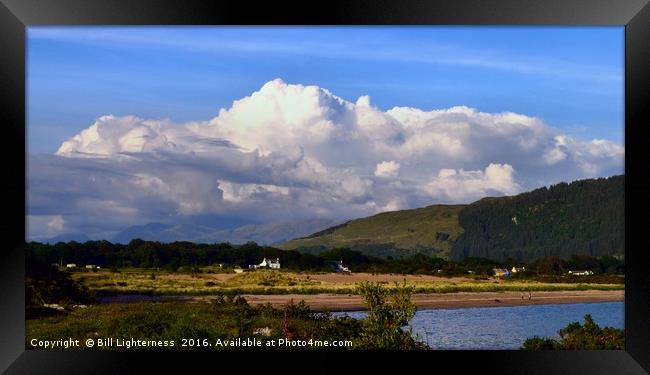 Clouds over Tralee Bay Framed Print by Bill Lighterness