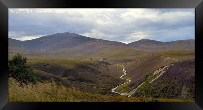 View from the Cairngorms Framed Print by Bill Lighterness