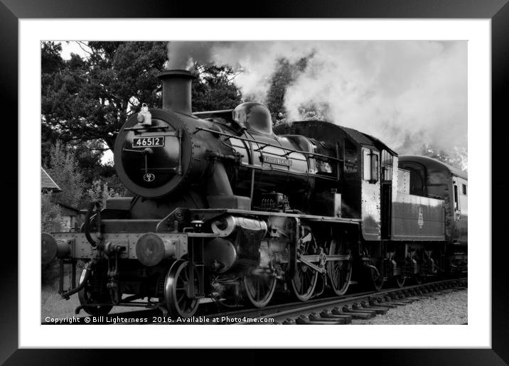 Steam Train   Framed Mounted Print by Bill Lighterness