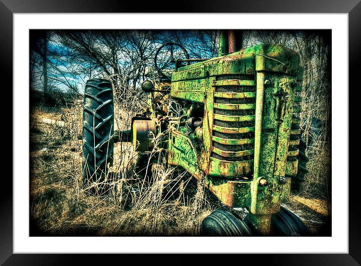 Retired Hero of the Fields Framed Mounted Print by Mayo Fottral