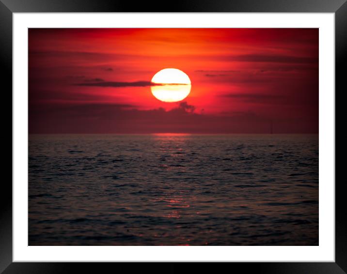 Rose Sky Framed Mounted Print by Purple OneTwoEight
