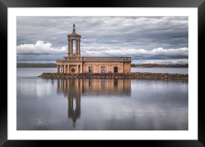 Floating Church Framed Mounted Print by Purple OneTwoEight