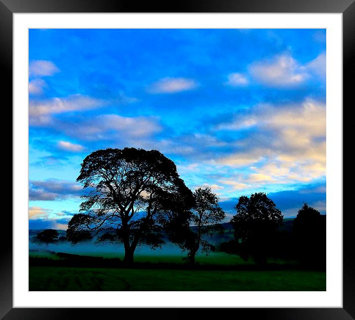 Welsh Sunrise Framed Mounted Print by Laura Kenny
