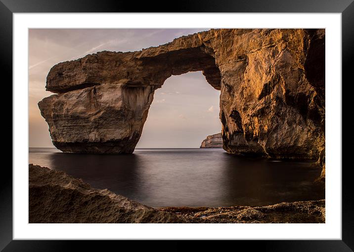  Azure Window Framed Mounted Print by Laura Kenny