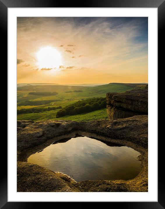 Stanage  Framed Mounted Print by Laura Kenny
