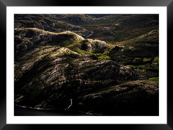  Light on the Land Framed Mounted Print by Laura Kenny