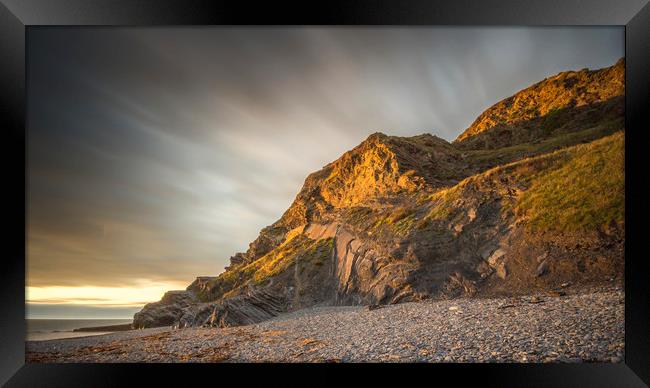 Aberystwyth Cliff Framed Print by Matthew Allmark