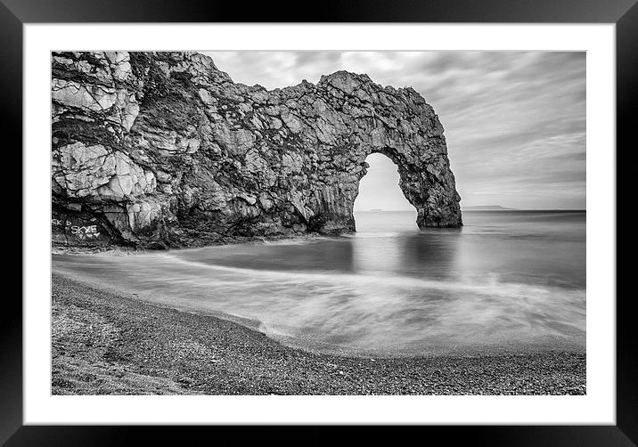 Durdle Door Framed Mounted Print by Gail Sparks