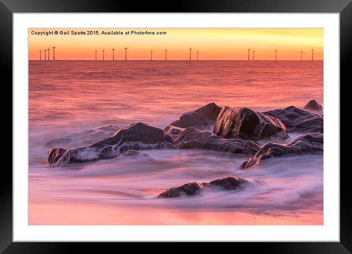  Silky Sunrise Framed Mounted Print by Gail Sparks