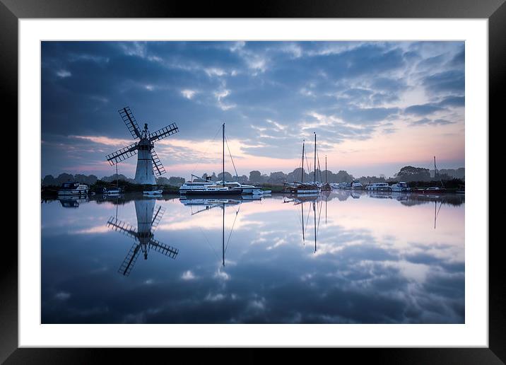  Dawn on the Broads Framed Mounted Print by Gail Sparks