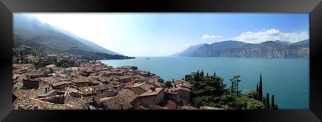 Lake Garda from Malcesine Framed Print by Alasdair Rose