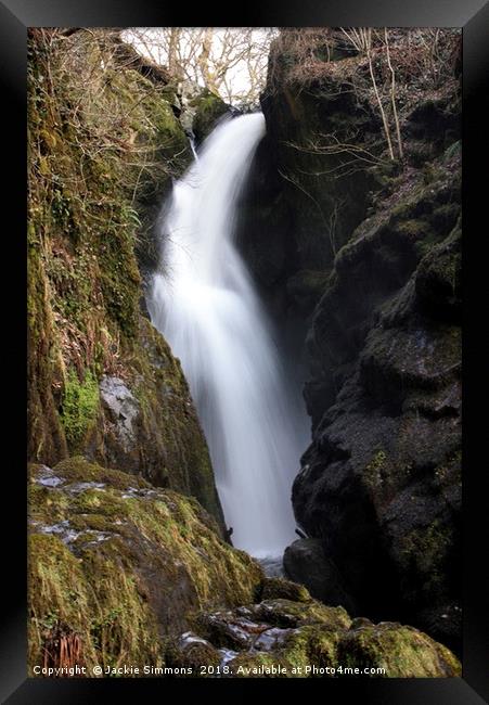 Aira Force Waterfall Framed Print by Jackie Simmons