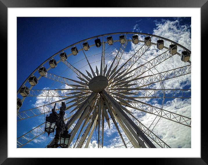Wheel of Excellence in Brighton Framed Mounted Print by Peter McCormack