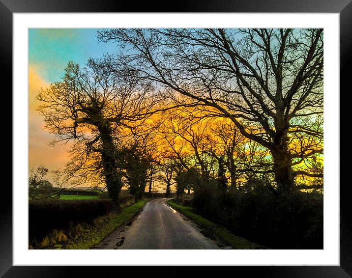 Evening after storm, Sussex Framed Mounted Print by Peter McCormack
