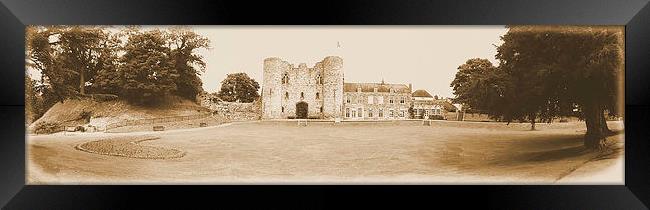 Tonbridge Castle Framed Print by Paul Austen
