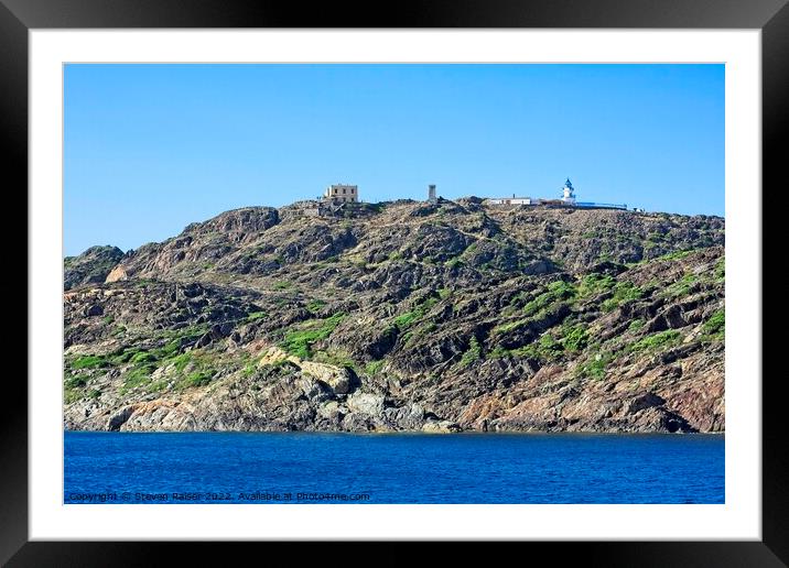 Cap de Creus Lighthouse 3, Spain Framed Mounted Print by Steven Ralser