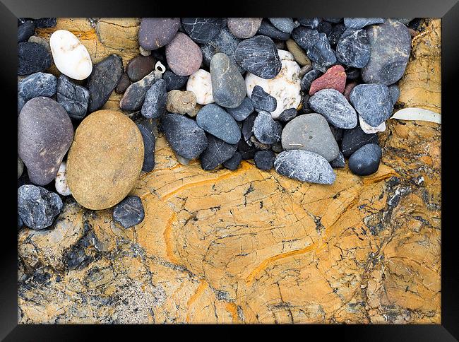 rocks Framed Print by Steven Ralser