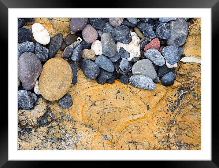 rocks Framed Mounted Print by Steven Ralser