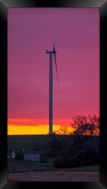 Wind power Framed Print by Steven Ralser