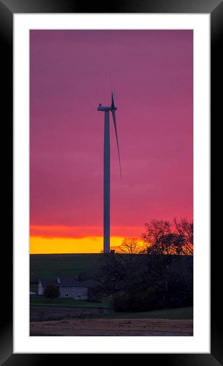Wind power Framed Mounted Print by Steven Ralser