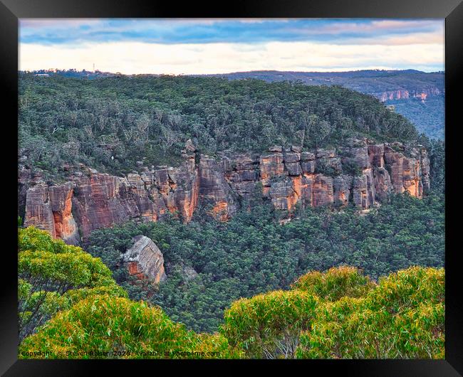 Mt Piddington - NSW - Australia Framed Print by Steven Ralser