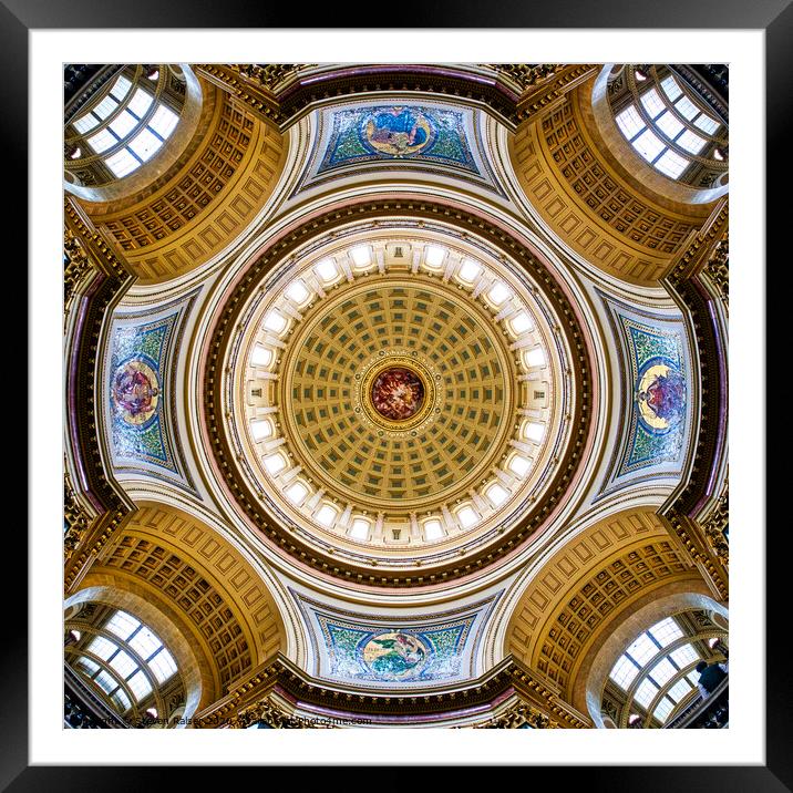 Capitol - Dome 2- Madison - Wisconsin Framed Mounted Print by Steven Ralser