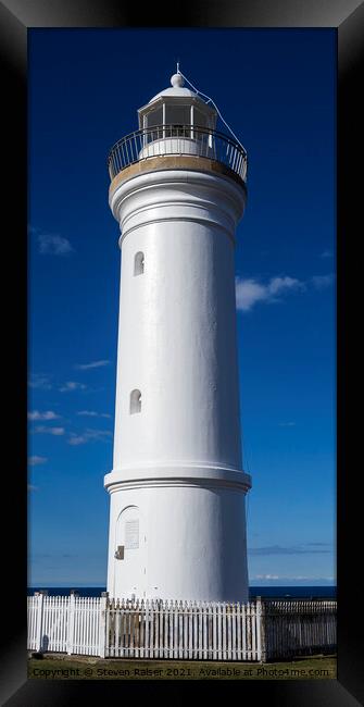 Kiama Lighthouse, NSW, Australia Framed Print by Steven Ralser