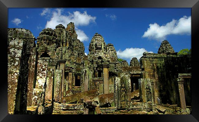 Bayon Temple* Framed Print by Joey Agbayani