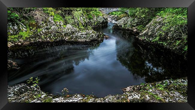  Glentrool Inky Pool Framed Print by David Attenborough