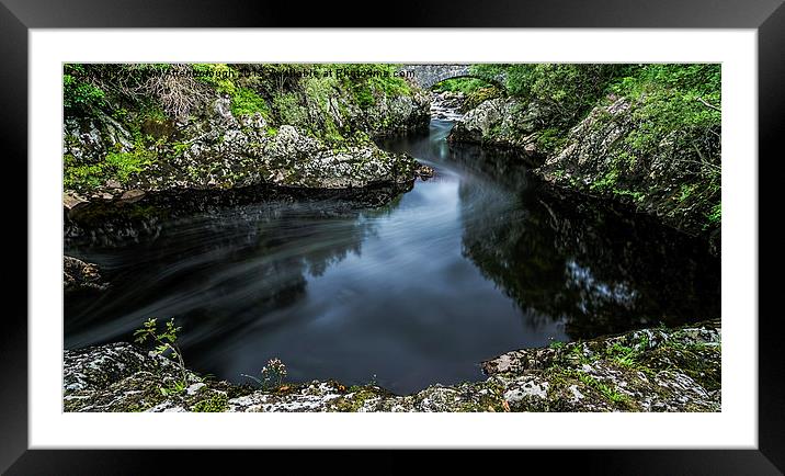  Glentrool Inky Pool Framed Mounted Print by David Attenborough