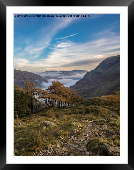  Lake District Views Framed Mounted Print by David Attenborough