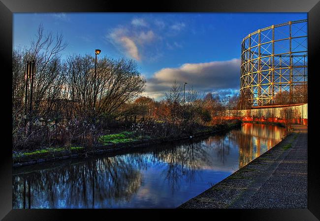 Ashton Canal HDR Framed Print by Juha Remes