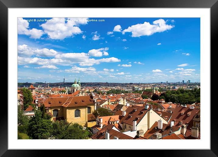 Prague Cityscape Framed Mounted Print by Juha Remes