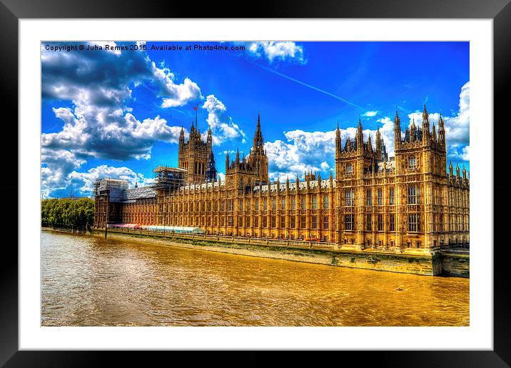 Houses of Parliament Framed Mounted Print by Juha Remes